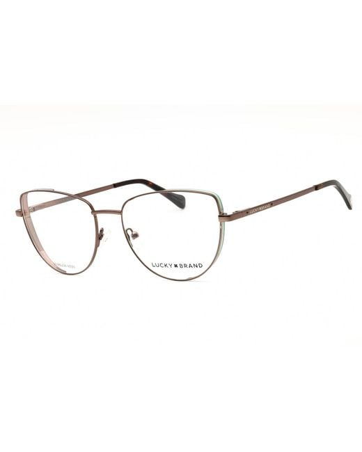 Lucky Brand Black Lucky Brand Vlbd122 Cat Eye Metal Frame Eyeglasses