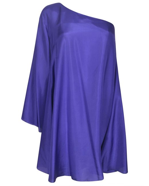 Forte Forte Purple One-Sleeve Dress