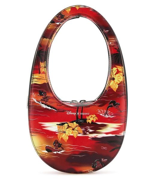 Coperni Red Synthetic Leather Disney Xmini Tropical Swipe Handbag