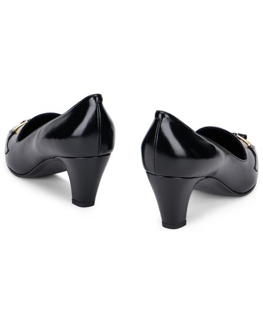 Céline Black Decolleté Mum Leather Calf Skin Shoe