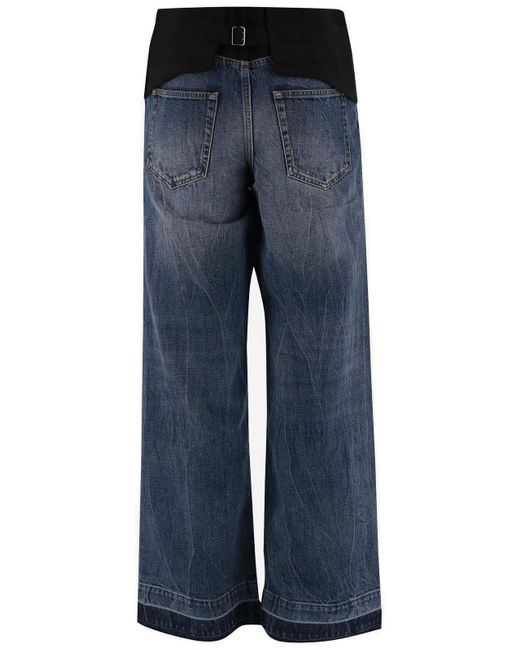 Stella McCartney Blue Cotton Jeans