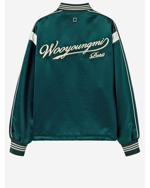 Wooyoungmi Green Jacket Nylon Polyester for men