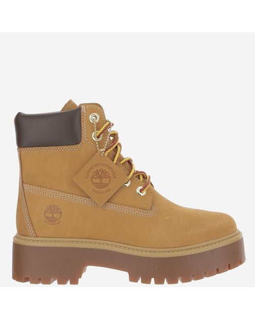 Timberland Natural Boots Stone Street 6 Leather