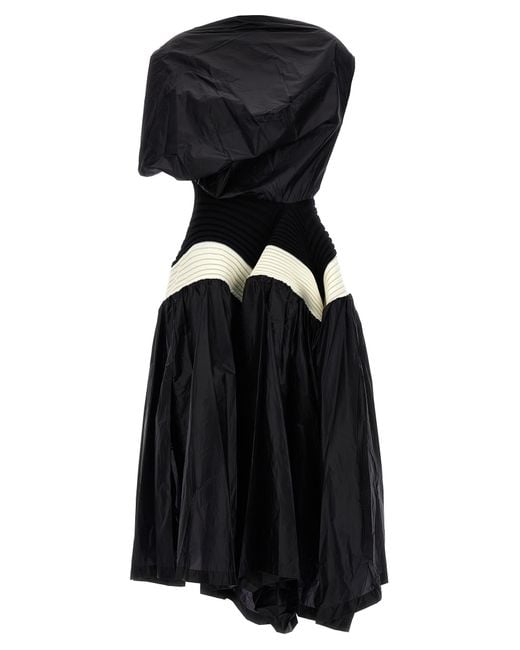 Issey Miyake Black Square Scheme Dress