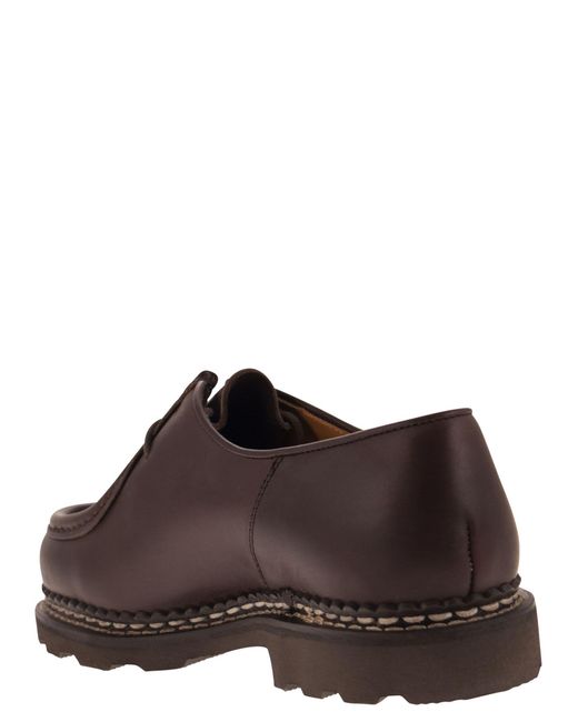 Paraboot Brown Michael - Leather Derby for men