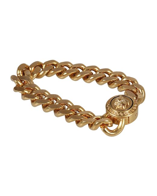 Versace Medusa Chain Bracelet in Metallic for Men | Lyst
