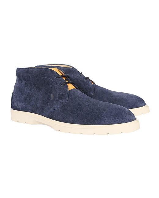 Tod's Blue 59K Ankle Boots for men