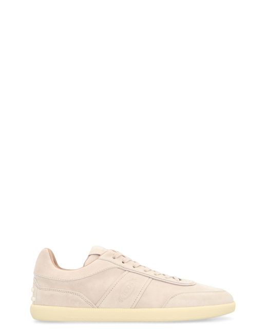 Tod's Natural Tabs Leather Low Sneakers for men