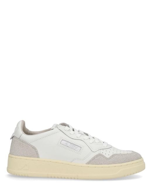 Autry Natural Medalist Low Sneaker Cow Leather Trainers
