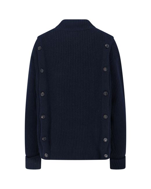 Setchu Blue Sweaters Wool