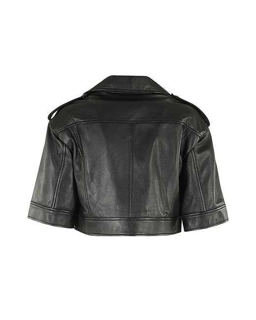 Versace Black Leather