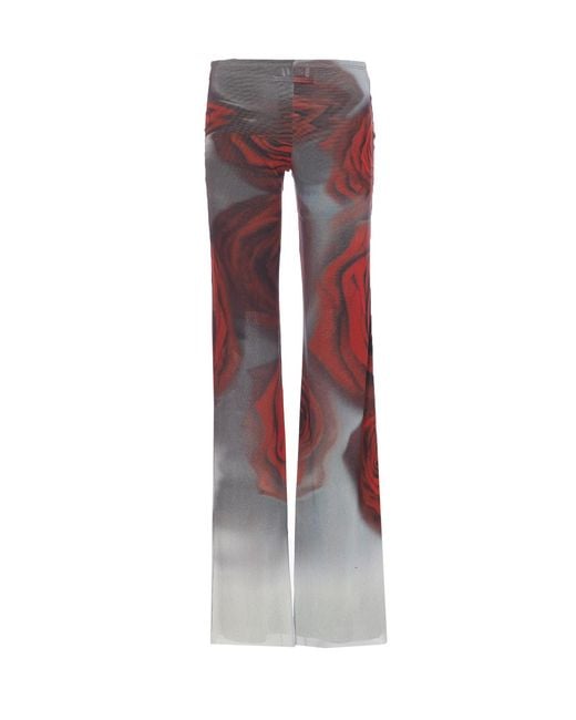Jean Paul Gaultier Purple Trousers Polyamide