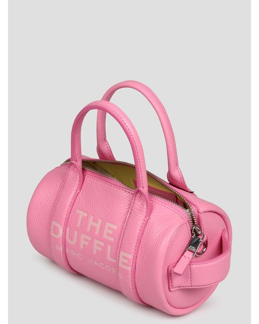 Marc Jacobs Pink The Leather Mini Duffle Bag