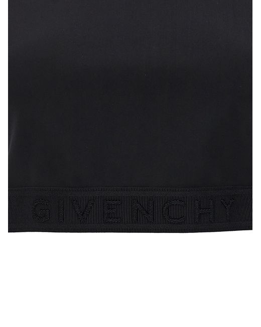 Givenchy Blue Cropped T-Shirt