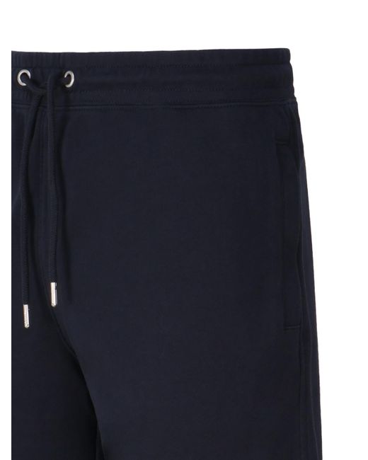 Sun 68 Blue Cotton Blended Shorts for men
