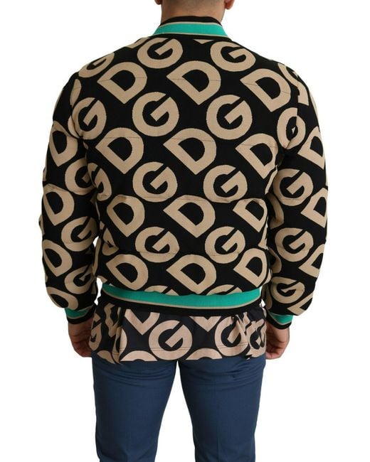 Dolce & Gabbana Black Bomber Jackets for men