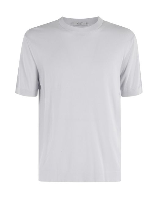 Circolo 1901 Gray Tess Liscio Girocollo for men