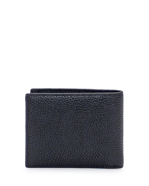Bally Blue Leather Wallet for men