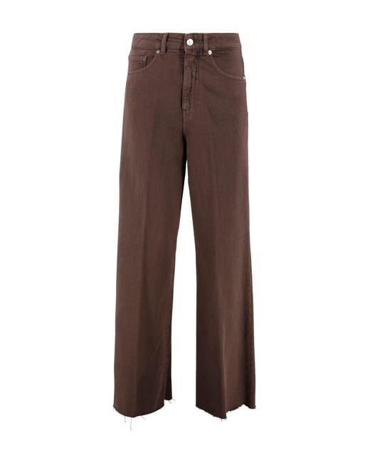 Nine:inthe:morning Brown Mid-Rise Trousers