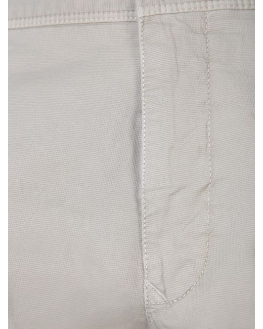 Incotex Gray Light Elegant Trousers for men