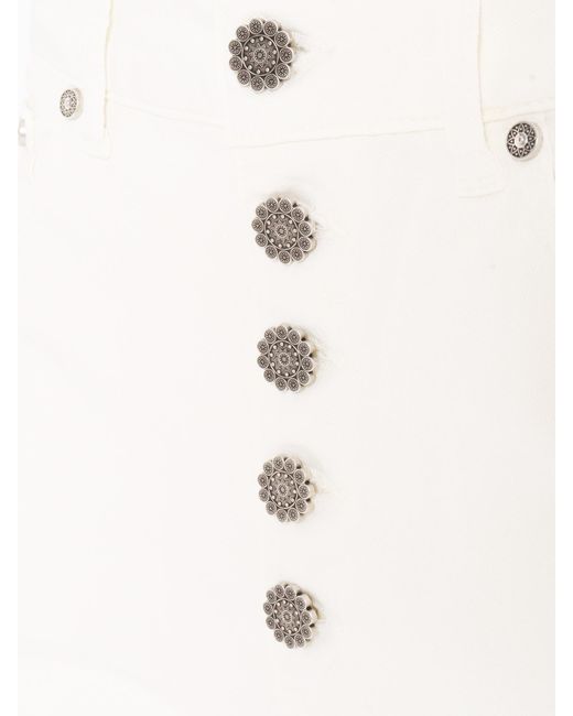 Dondup White Koons Bot Gioie Pants