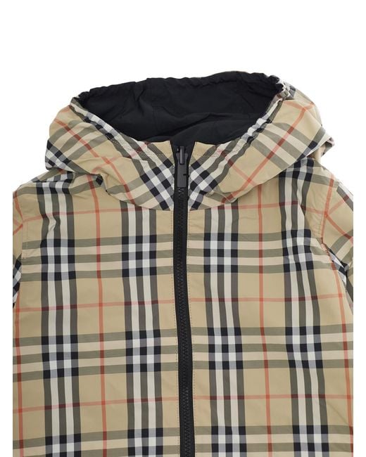 Burberry Natural Jacket Reece Reversible Polyamide for men