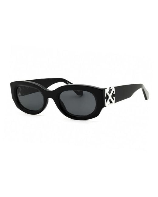 Off-White c/o Virgil Abloh Black Frame And Lens Sunglasses