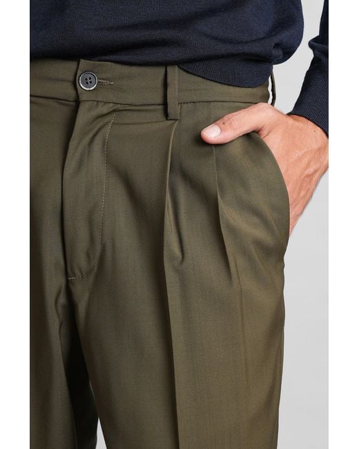 Barena Green Drapier Pants for men