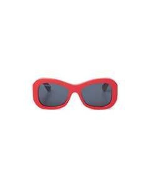 Off-White c/o Virgil Abloh Red Pablo Butterfly Frame Sunglasses