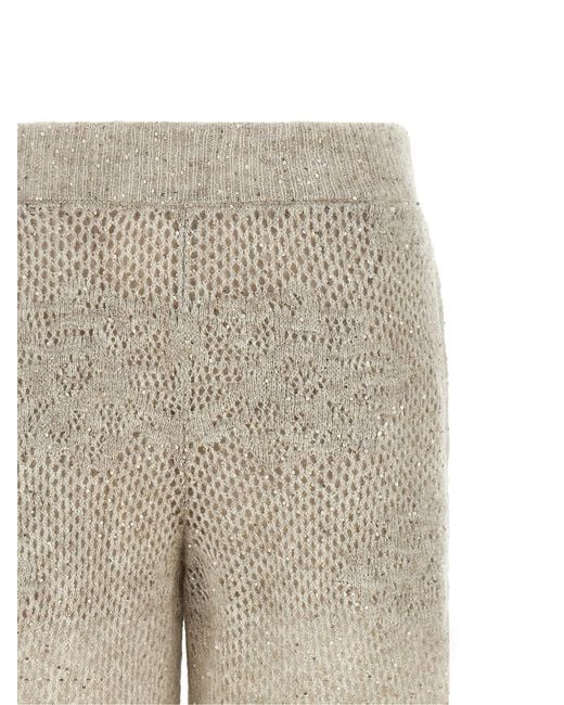Brunello Cucinelli Natural Nylon Casual Pants