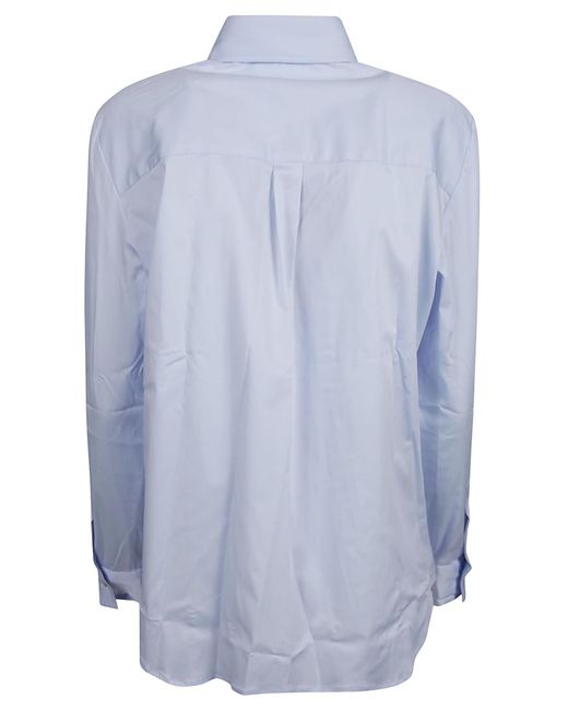 Barba Napoli Blue Long-Sleeved Shirt