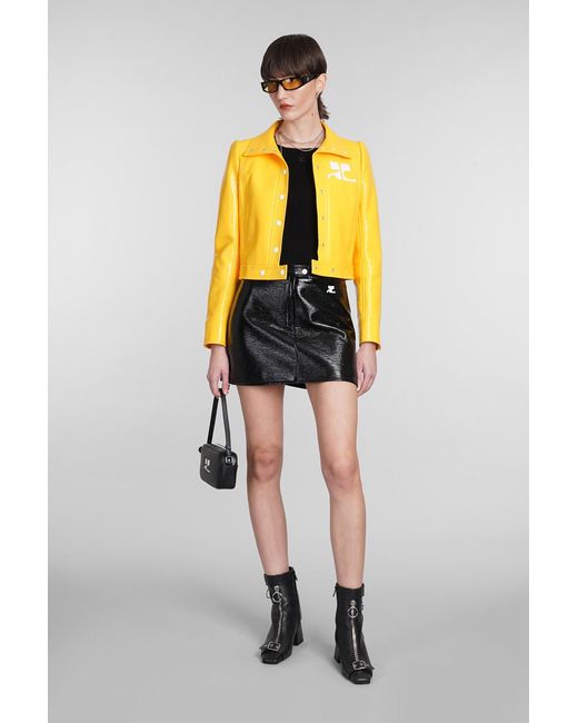 Courreges Yellow Casual Jacket
