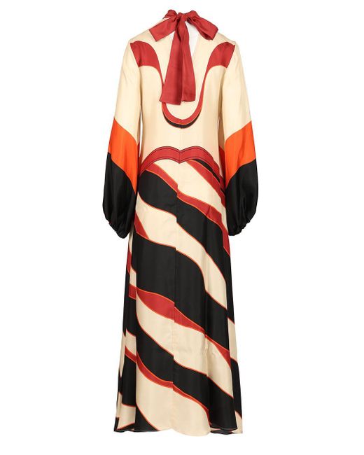 Raquel Diniz Orange Parana Kaftan