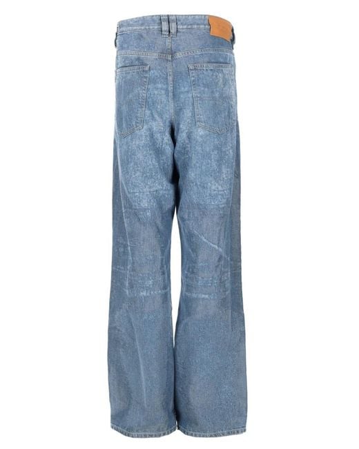 DIESEL Blue Jeans 2001 D-Macro Fsi1 Cotton for men