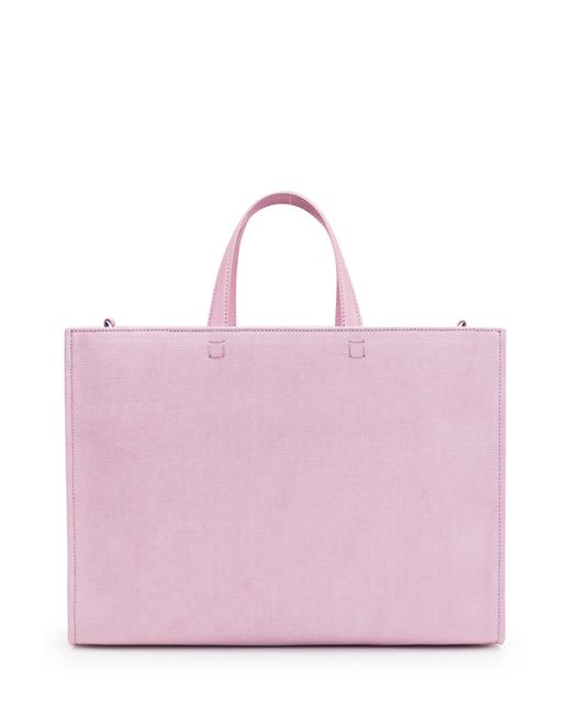 Givenchy Pink G Medium Cotton Tote Bag