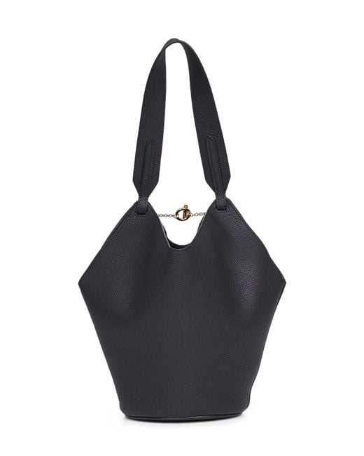 Khaite Blue Mini Lotus Tote Bag