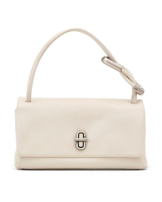 Marc Jacobs Natural Shoulder Bag Calf Leather Handbags