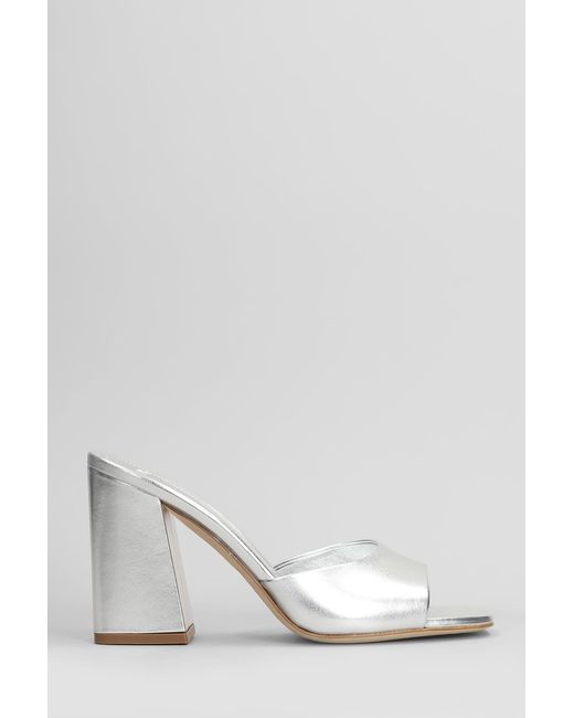 3Juin White Sasha 090 Slipper-Mule
