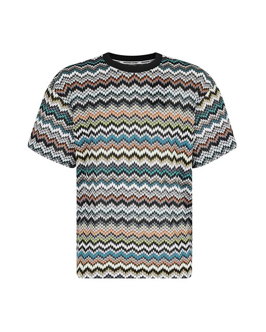 Missoni Multicolor Short Sleeve T Shirt for men