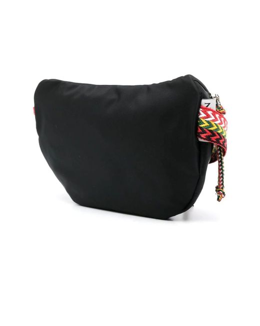 Lanvin Black Small Curb Belt Bag for men