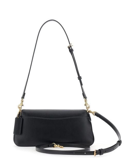 COACH Black Shoulder Bag Jet Leather Cow