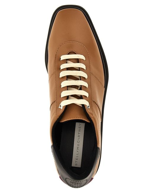 Stella McCartney Brown 'Sneak-Elyse' Wedges