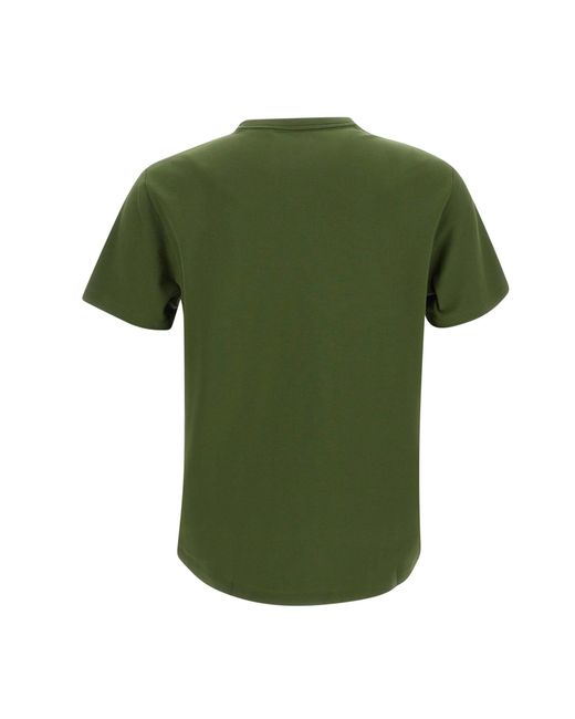 Sun 68 Green Solid Cotton T-Shirt for men