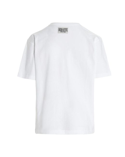 Khaite White Mae T-Shirt