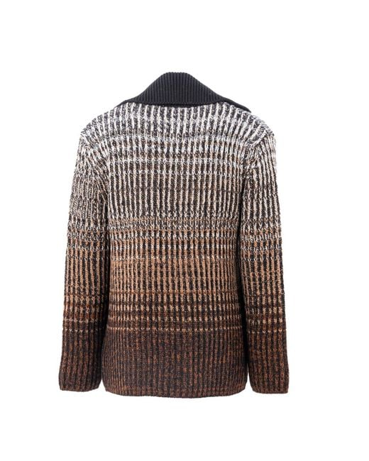 Missoni Brown Buttoned Cardigan for men