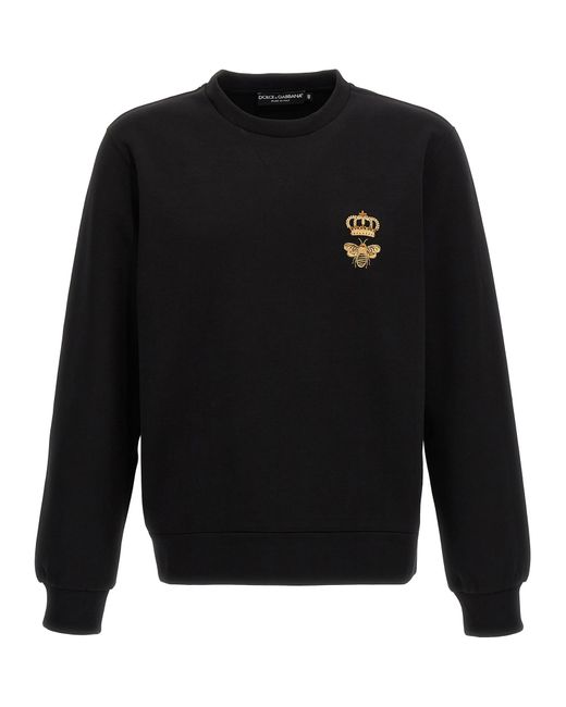 Dolce & Gabbana Black Essential Sweatshirt for men