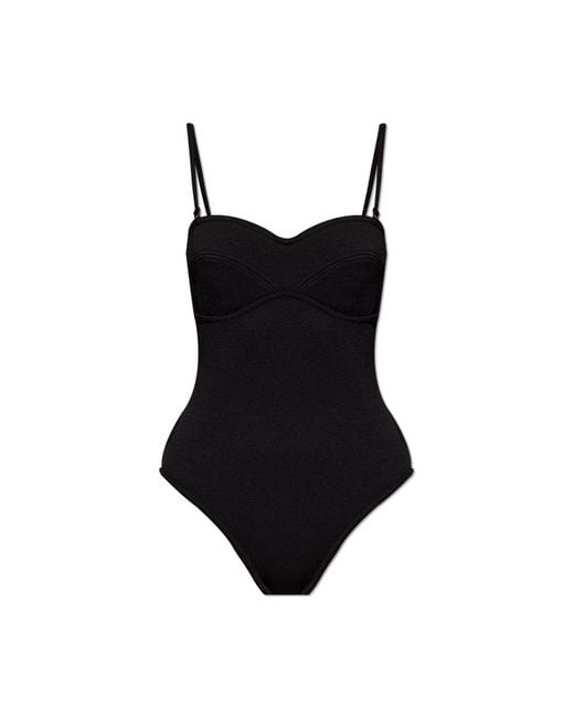 Bottega Veneta Black One-Piece Swimsuit