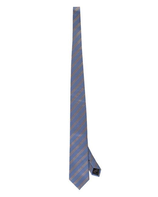 Brioni Blue Silk Tie for men