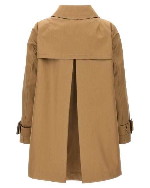 Herno Natural Single-Breasted Trench Coat