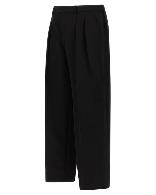 Dolce & Gabbana Black Dolce & Gabbana Satin Band Pants for men